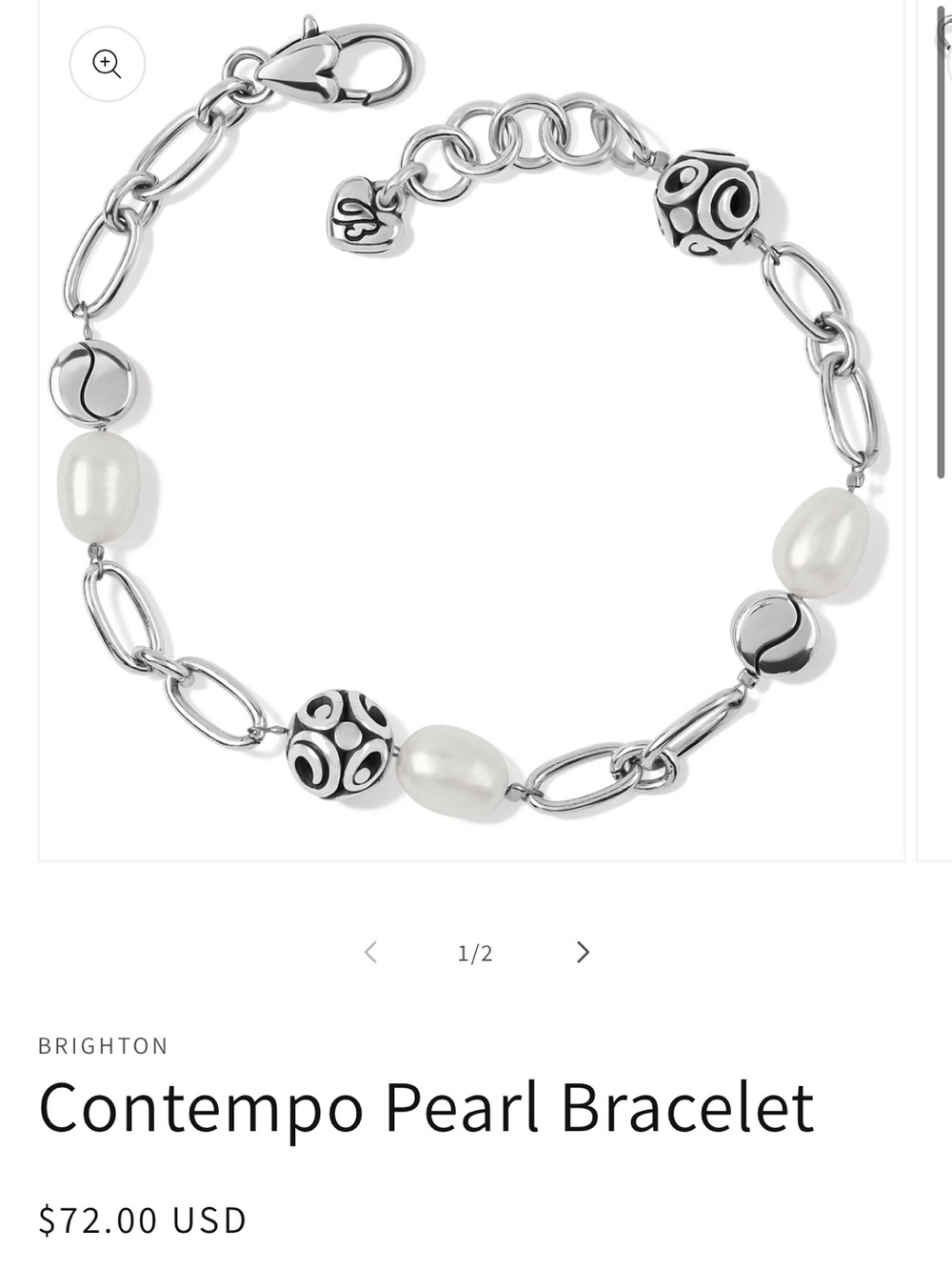 Brighton Contempo Pearl bracelet